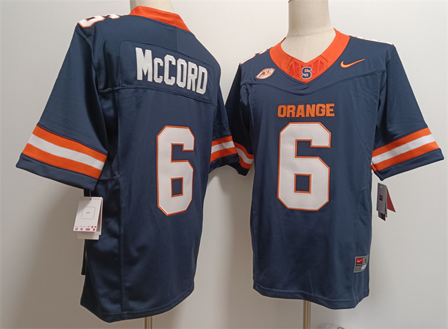 Men's Syracuse Orange Active Player Custom Navy F.U.S.E. Stitched Jersey